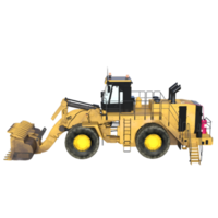 tractor engineering vehicle isolated png