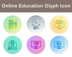 Online Education Vector Icon Set