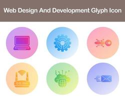 Web Design And Development Vector Icon Set