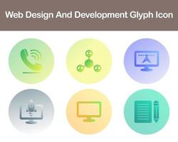 Web Design And Development Vector Icon Set