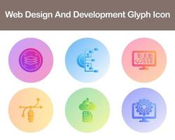 Web Design And Development Vector Icon Set