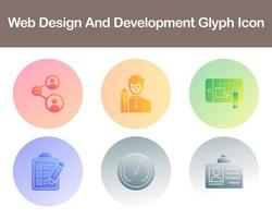 Web Design And Development Vector Icon Set