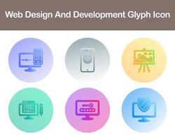 Web Design And Development Vector Icon Set