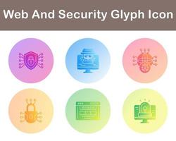 Web And Security Vector Icon Set