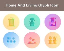 Home And Living Vector Icon Set