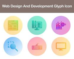 Web Design And Development Vector Icon Set