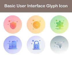 Basic User Interface Vector Icon Set