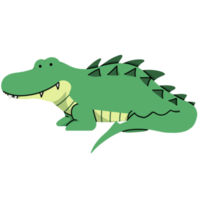 coccodrillo carino illustrazione png