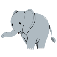l'éléphant mignonne illustration png