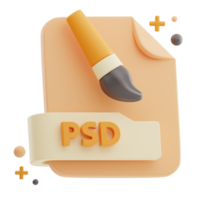 PSD File Art Design 3D Illustration png