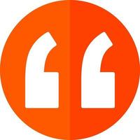 Quote Left Vector Icon Design