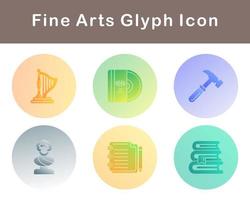 Fine Arts Vector Icon Set