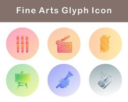 Fine Arts Vector Icon Set