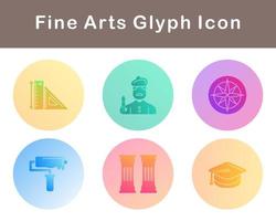 Fine Arts Vector Icon Set