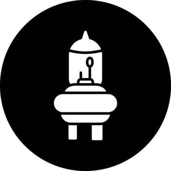 halógeno vector icono