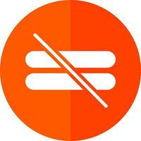 Not Equal Vector Icon Design