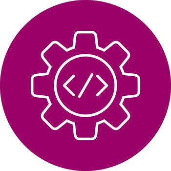 código mejoramiento vector icono