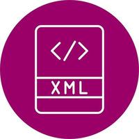 Xml File Vector Icon