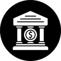 icono de vector de banco