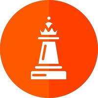 diseño de icono de vector de reina de ajedrez