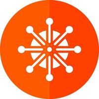 Dharmachakra Vector Icon Design
