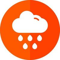 Cloud Rain Vector Icon Design
