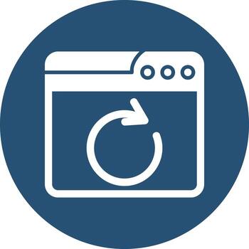 Web Reload Vector Icon