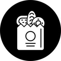 Grocery Bag Vector Icon