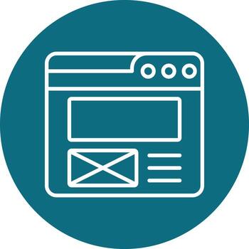 Web Layout Vector Icon