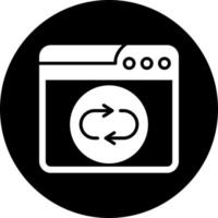 Web Sync Vector Icon