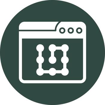 web modelo vector icono