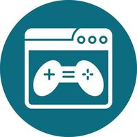 Browser Games Vector Icon