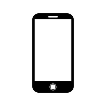 Phone simple icon for app web and messenger vector