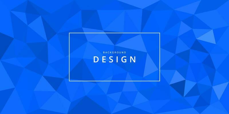 Blue triangle background with a white square