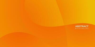 abstract orange background with waves vector