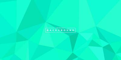 abstract green background with triangle vector