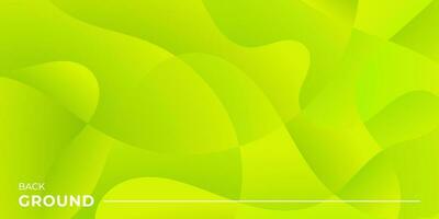 abstract fluid green colorful background vector