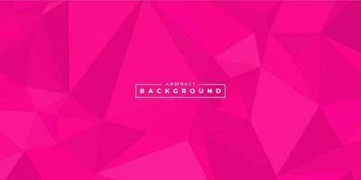 abstract pink background with triangle vector