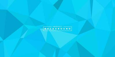 abstract blue background with triangle vector