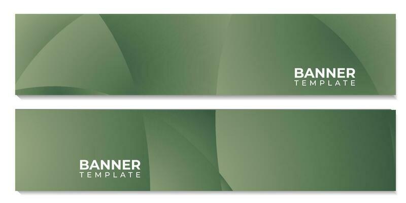 set of banner template with wave colorful