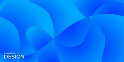 Blue Wave Background with Fluid Motion vector