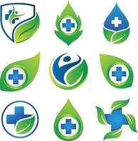 Set of colorful Medical icon symbol for element design on the white background vector