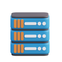 3D illustration of storage management png