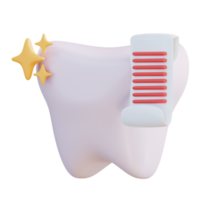 3d illustratie tandheelkundig Gezondheid gegevens png