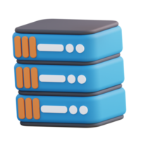 3D illustration of storage management png