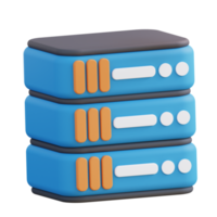 3D illustration of storage management png