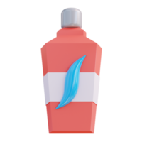 3d illustration of toothpaste png