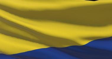 Colômbia nacional bandeira fechar-se acenando animação fundo video