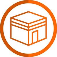 Kaaba Vector Icon Design