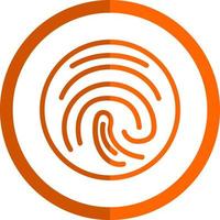 Fingerprint Vector Icon Design